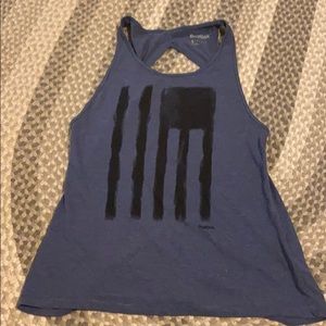 Reebok athletic American flag tank top